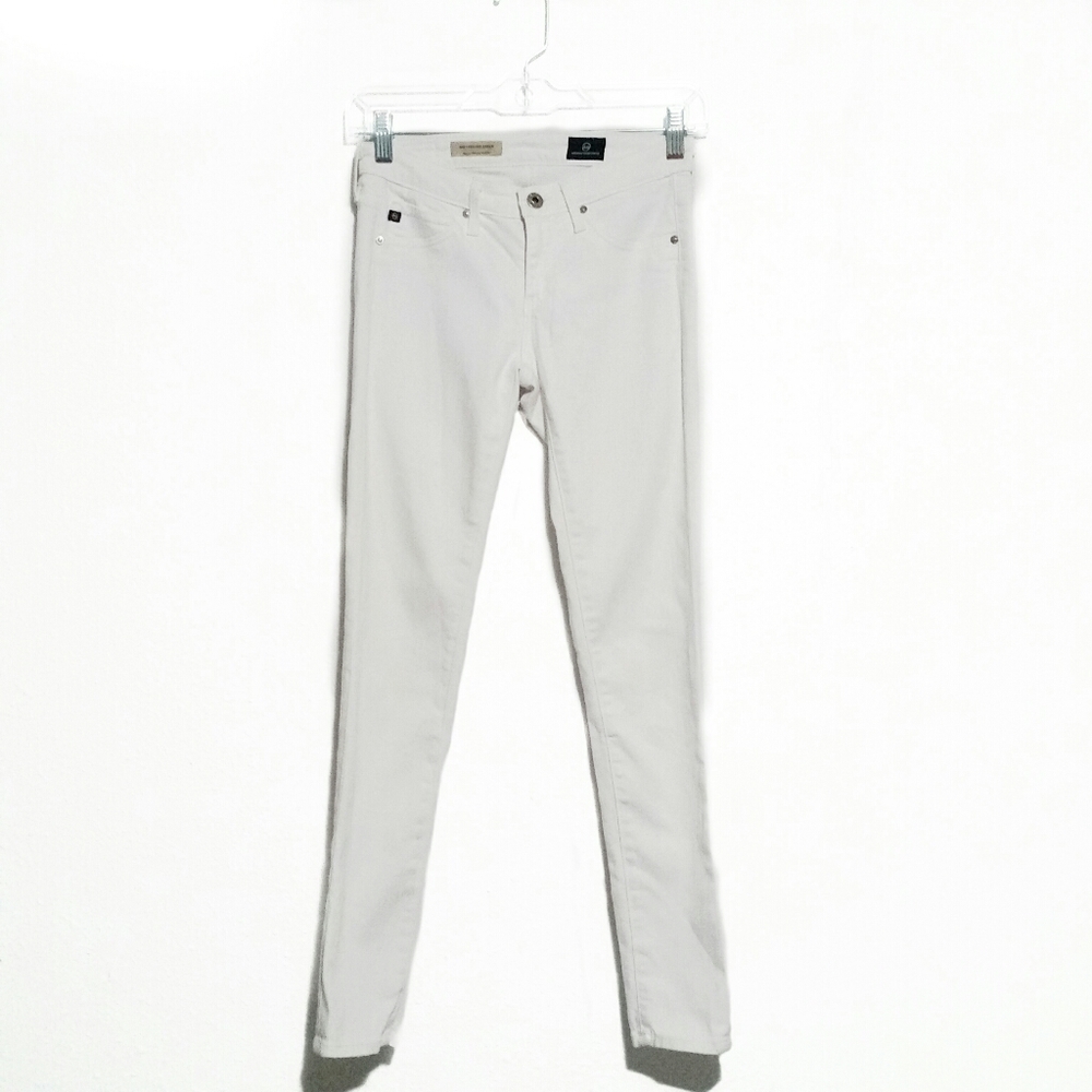 AG Adriano Goldschmied White Skinny Jeans Size 24